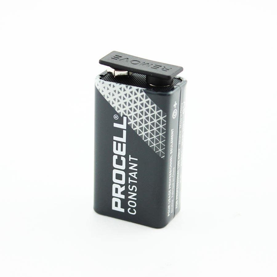 Duracell DP-9V-6pcs Procell 9V Battery. Alkaline for Effector/Musical Instruments. Set of 6