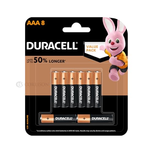 Duracell Alkaline AAA Batteries. pack of 8