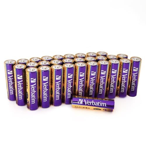 Verbatim LR6V30A AA Alkaline Batteries. Set of 30. Safe with IO Data Domestic Support