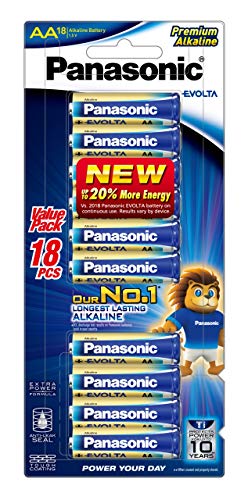 Panasonic Evolta LR6EG/18B - Alkaline Battery. AA type. 18 units pack size